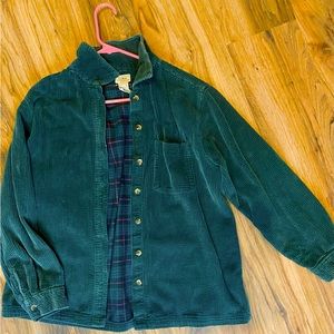 L.L. Bean Women’s Comfort Corduroy Button Up - Medium